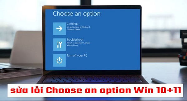 [Good tips] Instructions for fixing errors Choose an option Win 10+11 Picture 1